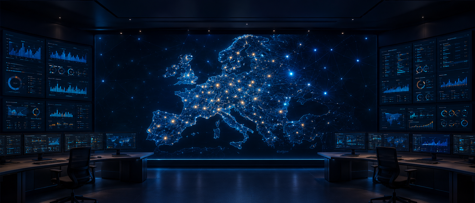 Cyanis control plane orchestrating compute across Europe